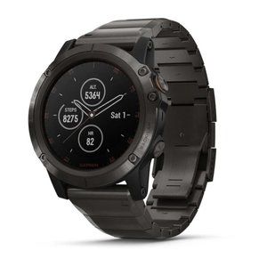 GARMIN FENIX 5X PLUS SAPPHIRE W/ TITANIUM + HRM